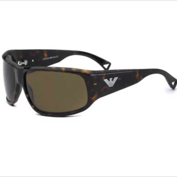 Emporio Armani 9332 Dark Brown Tortoise Sunglasses New!  Flawless! main image 5